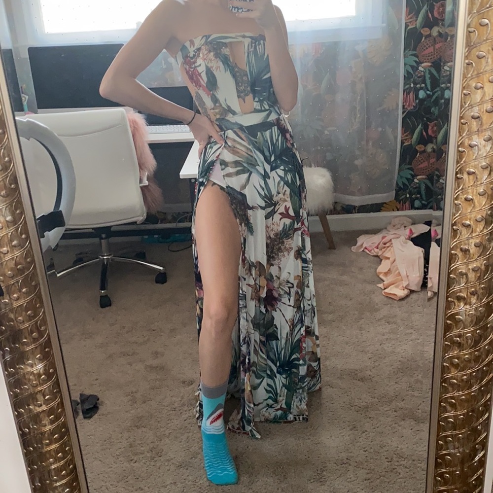 Floral maxi dress